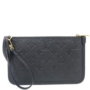 Louis Vuitton  Empreinte Leather Wristlet Black